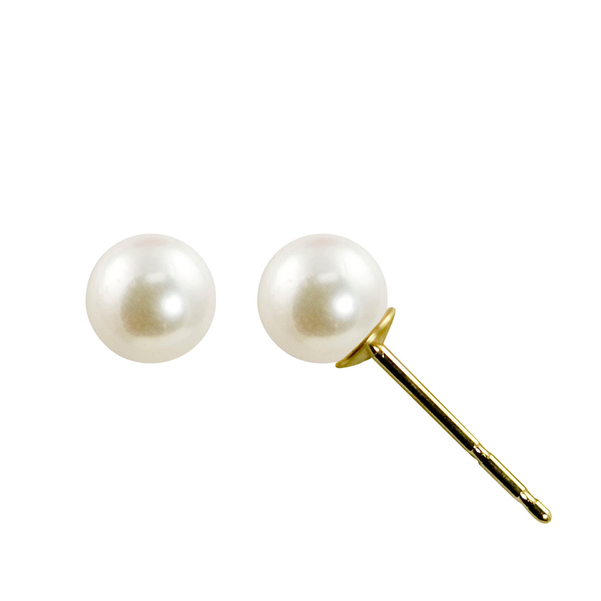 Parkplace Pearls 14KT Yellow Gold Akoya Pearl Earring 926502/AA