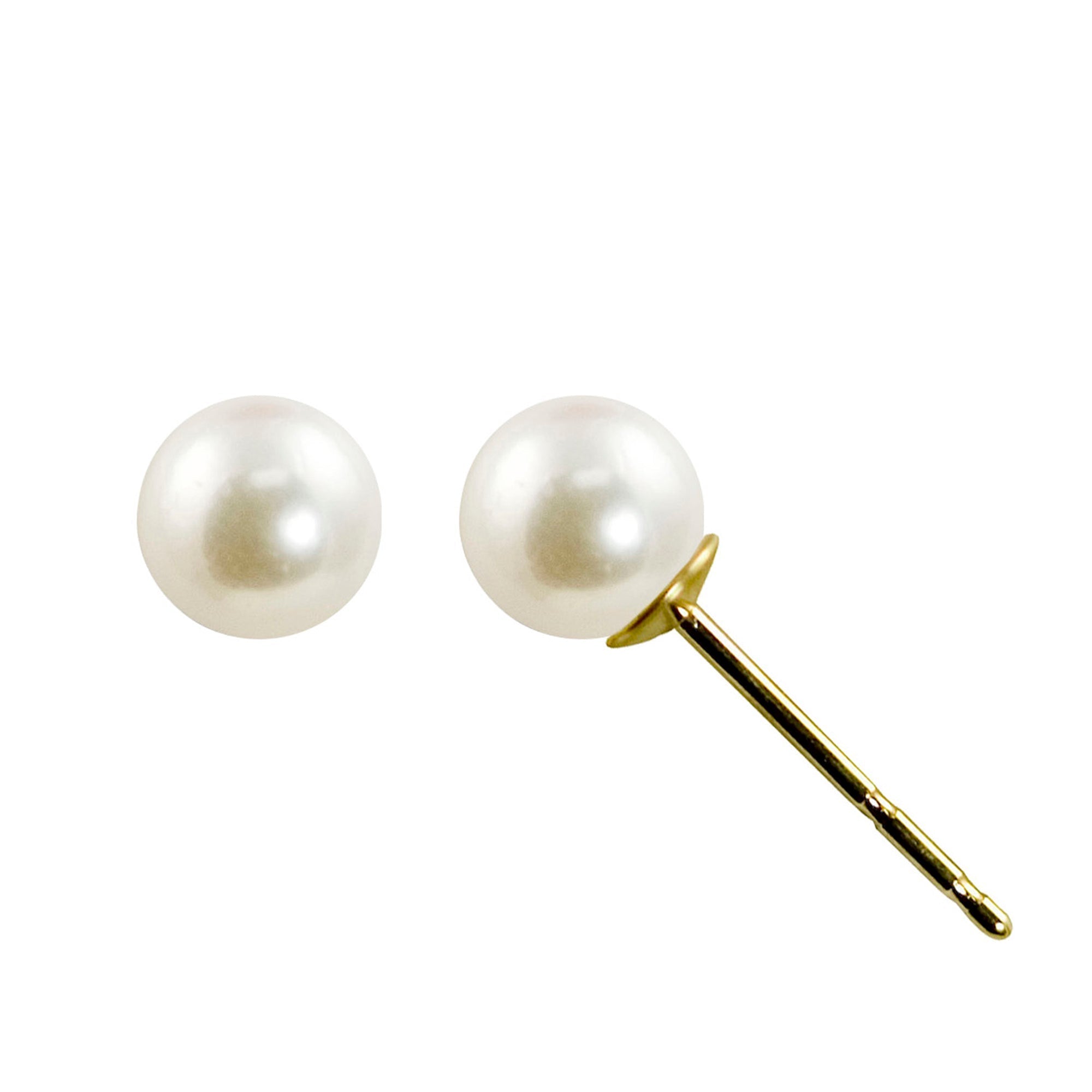 Parkplace Pearls 14KT Yellow Gold Akoya Pearl Earring 926502/A