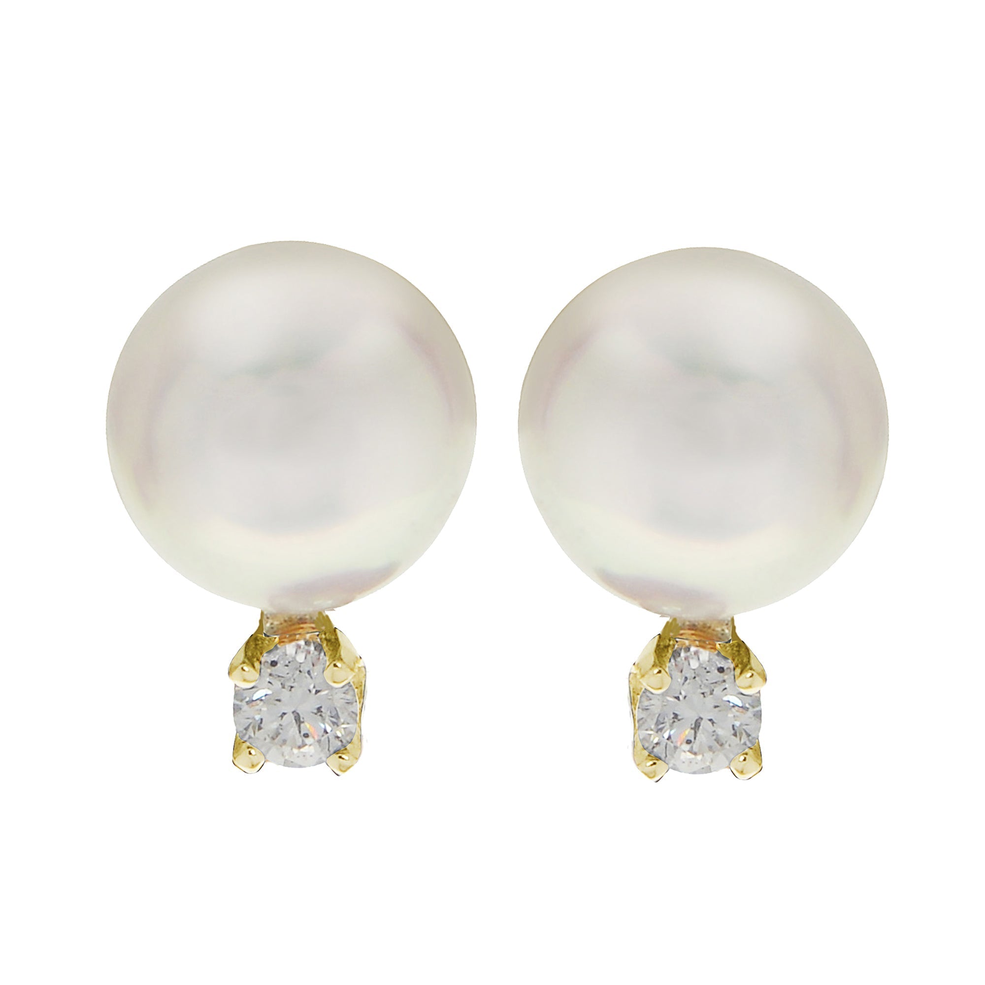 Parkplace Pearls 14KT Yellow Gold Akoya Pearl Earring 926514