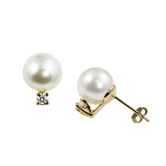 Parkplace Pearls 14KT Yellow Gold Akoya Pearl Earring 926518