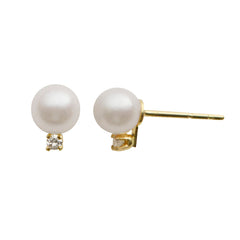 Parkplace Pearls 14KT Yellow Gold Akoya Pearl Earring 926520/AA
