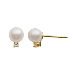 Parkplace Pearls 14KT Yellow Gold Akoya Pearl Earring 926520