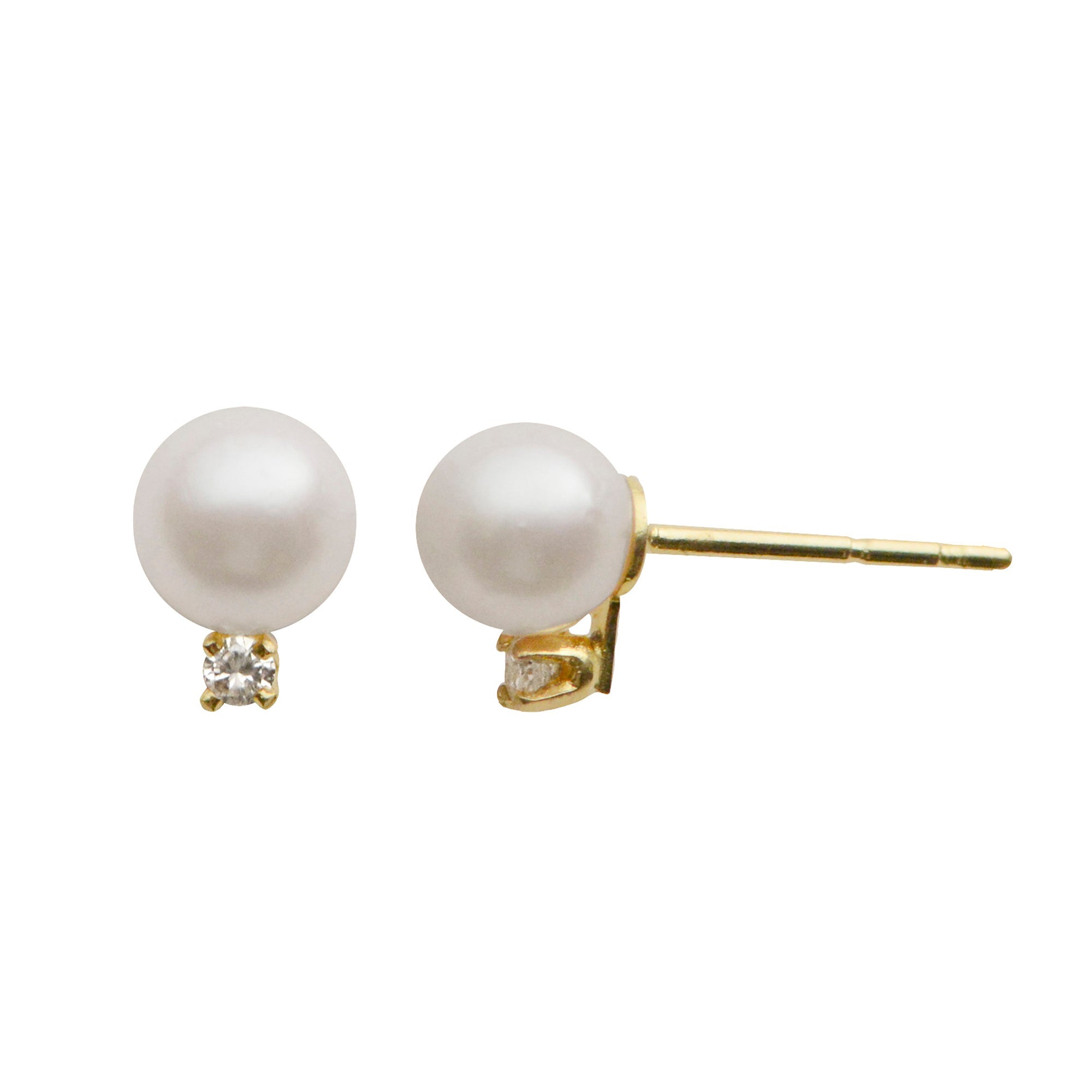 Parkplace Pearls 14KT Yellow Gold Akoya Pearl Earring 926521