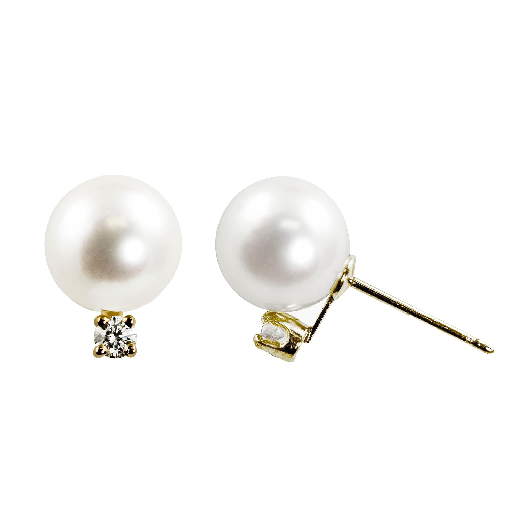 Parkplace Pearls 14KT Yellow Gold Akoya Pearl Earring 926557/A