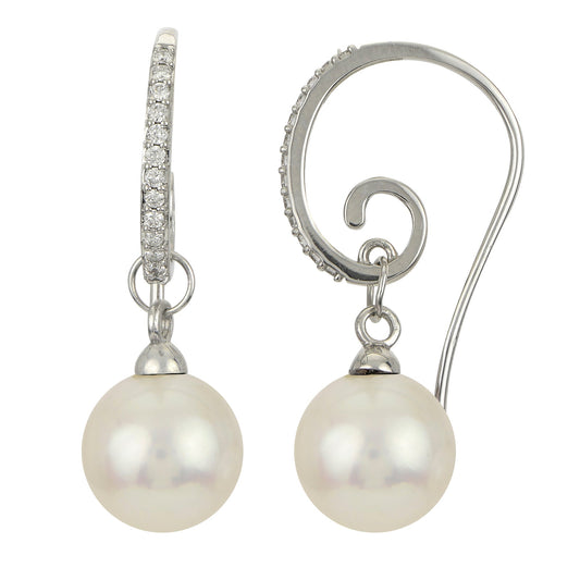 Parkplace Pearls 14KT White Gold Freshwater Pearl Earring 926740/WH