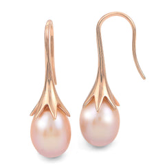 Parkplace Pearls 14KT Rose Gold Freshwater Pearl Earring 926788/RG-NQ