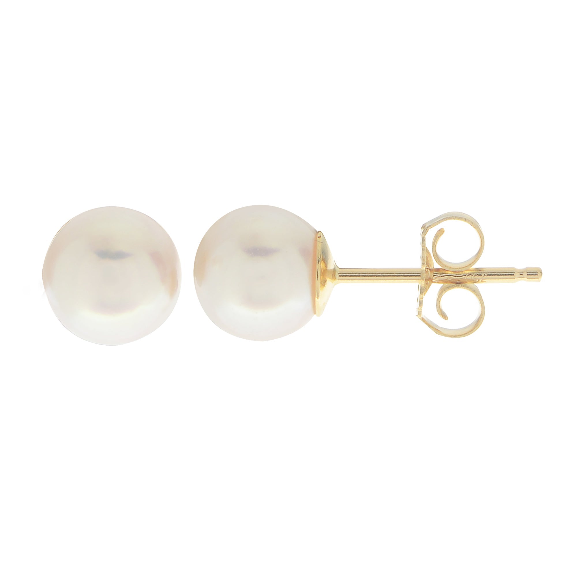 Parkplace Pearls 18KT Yellow Gold Akoya Pearl Earring 926906