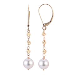 Parkplace Pearls 14KT Yellow Gold Akoya Pearl Earring 926931/A
