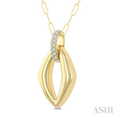ASHI Marquise Shape Diamond Fashion Pendant 926H6PPFGPDYG
