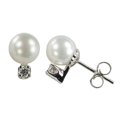 Parkplace Pearls 14KT White Gold Freshwater Pearl Earring 927271/WH