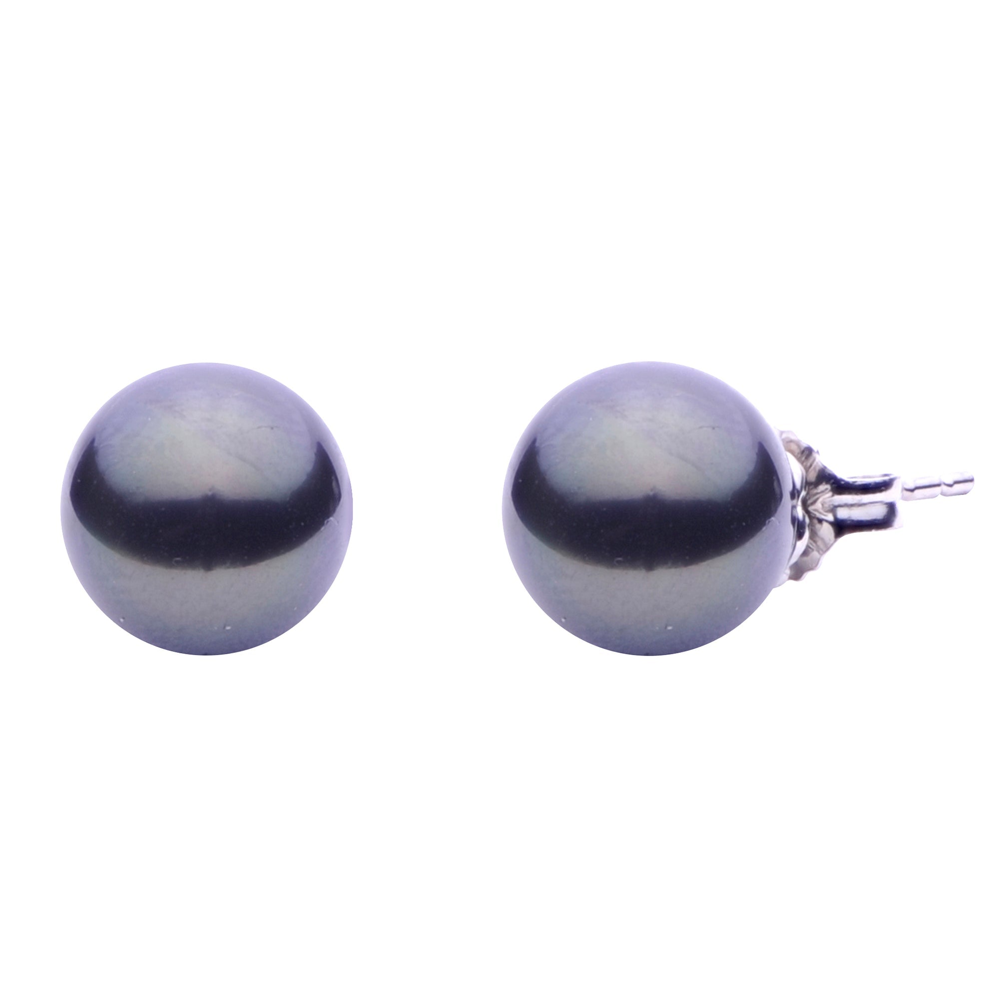 Parkplace Pearls 14KT White Gold Tahitian Pearl Earring 927499/BWH