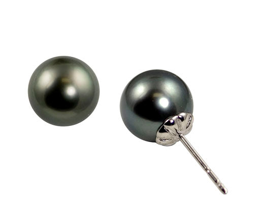 Parkplace Pearls 14KT White Gold Tahitian Pearl Earring 927500/BWH-1