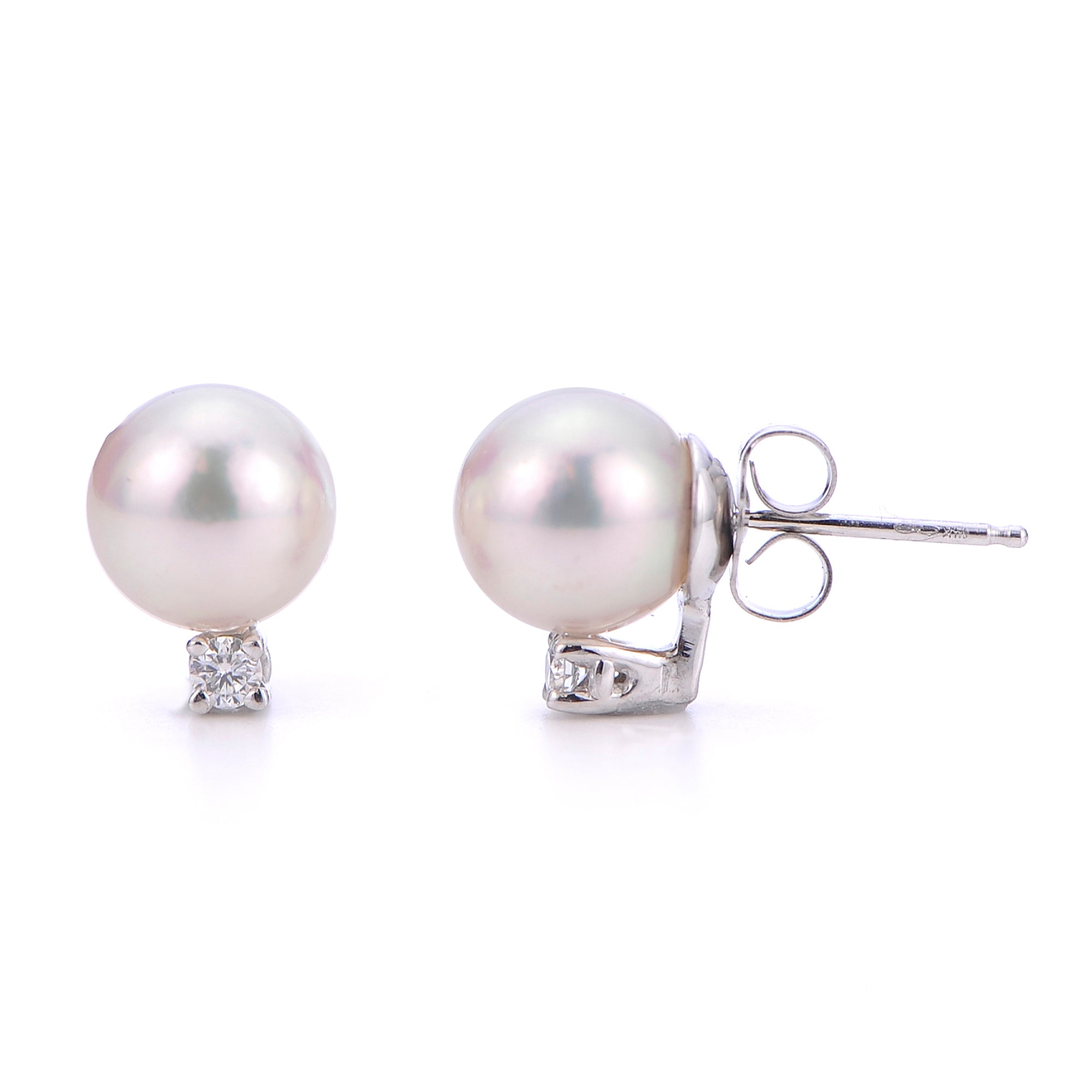 Parkplace Pearls 14KT White Gold Akoya Pearl Earring 927546/AAWH