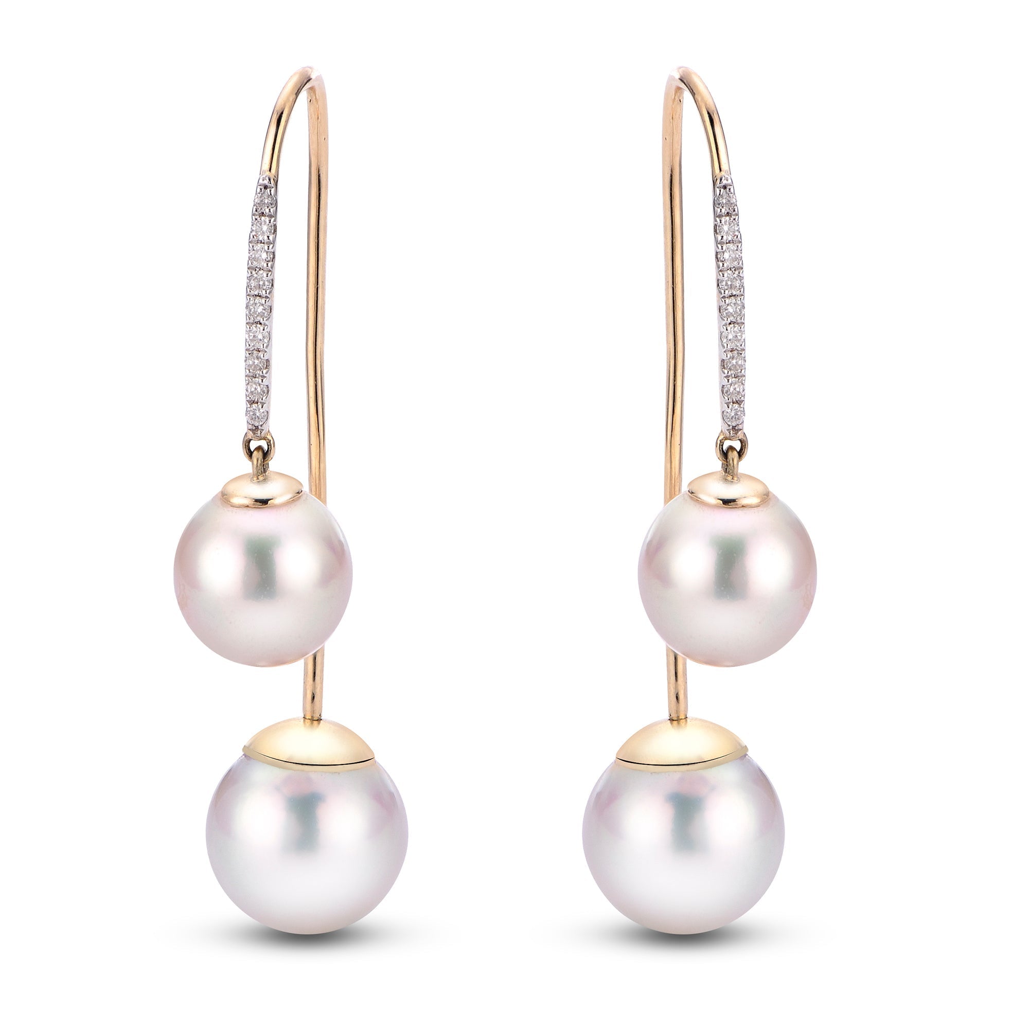 Parkplace Pearls 14KT Yellow Gold Freshwater Pearl Earring 928105/AA