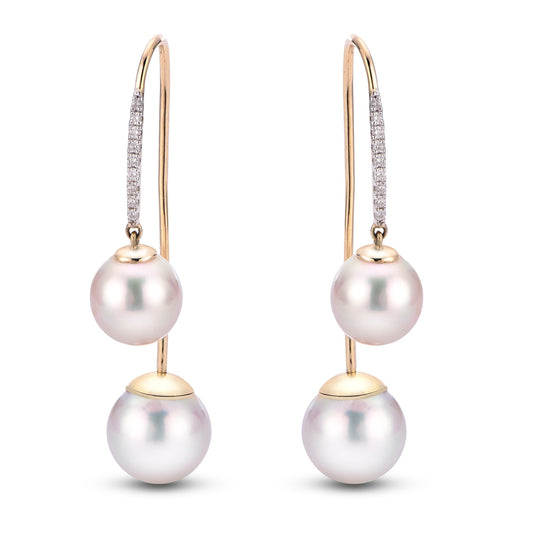 Parkplace Pearls 14KT Yellow Gold Freshwater Pearl Earring 928105/AA