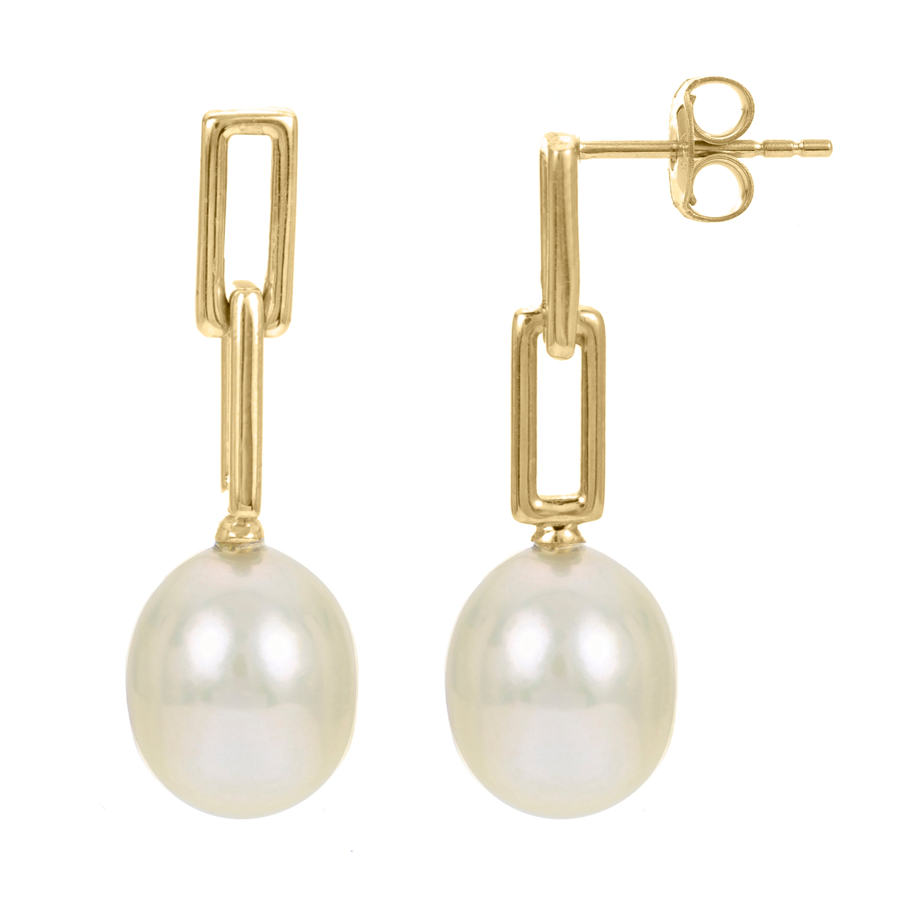 Parkplace Pearls 14KT Yellow Gold Freshwater Pearl Earring 928756