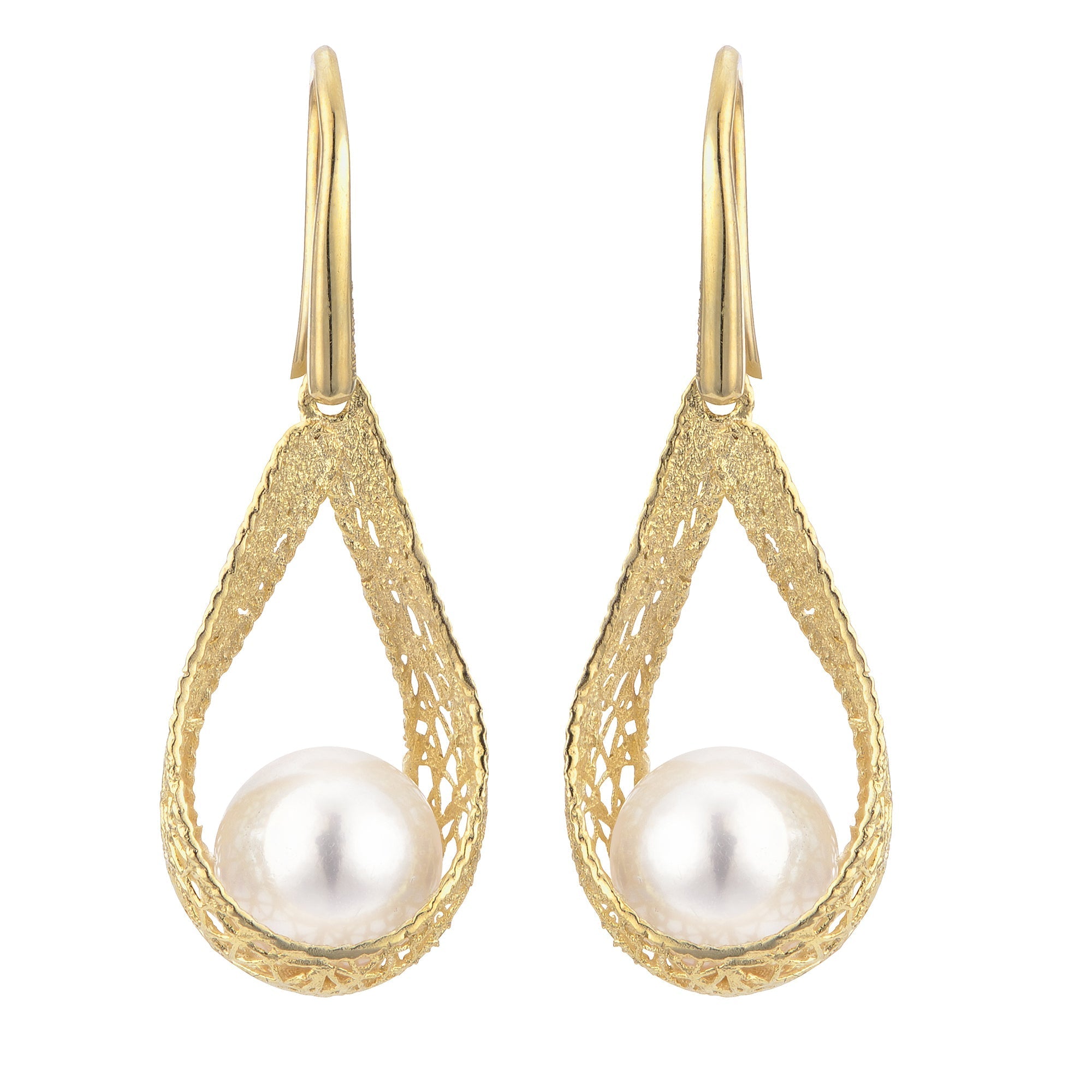 Parkplace Pearls 14KT Yellow Gold Freshwater Pearl Earring 928811/AAFW