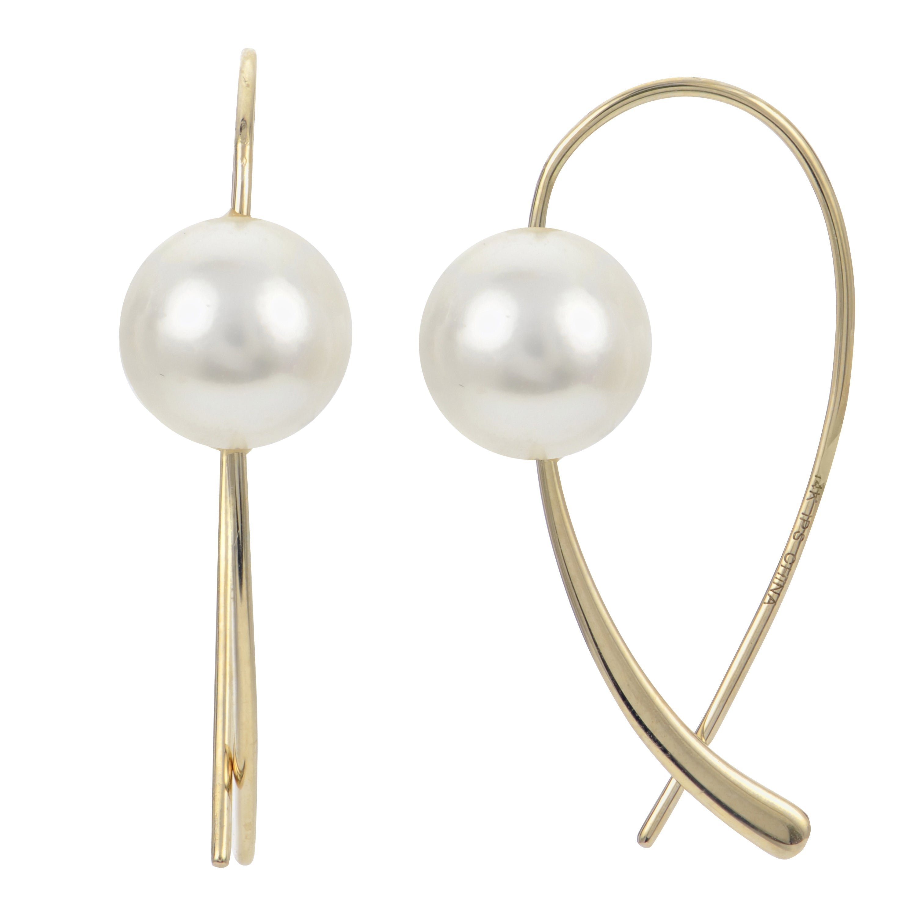 Parkplace Pearls 14KT Yellow Gold Freshwater Pearl Earring 929462/FW
