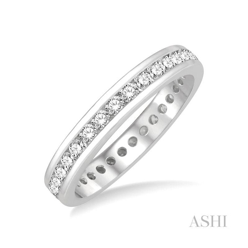 ASHI Eternity Diamond Wedding Band 33381PPFGWG