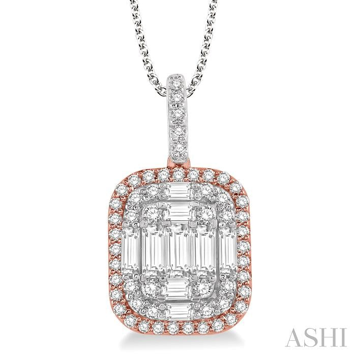 ASHI Halo Fusion Diamond Pendant 930H1PPFVPDWP