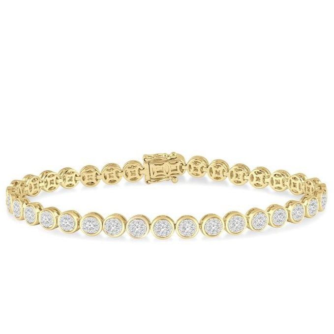 Parkplace Jewelers Round Shape Lovebright Essential Diamond Bracelet 70333PPFGYW