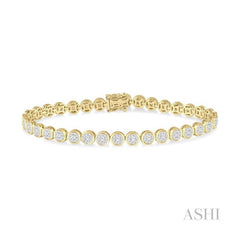 ASHI Round Shape Lovebright Essential Diamond Bracelet 70333PPFGYW