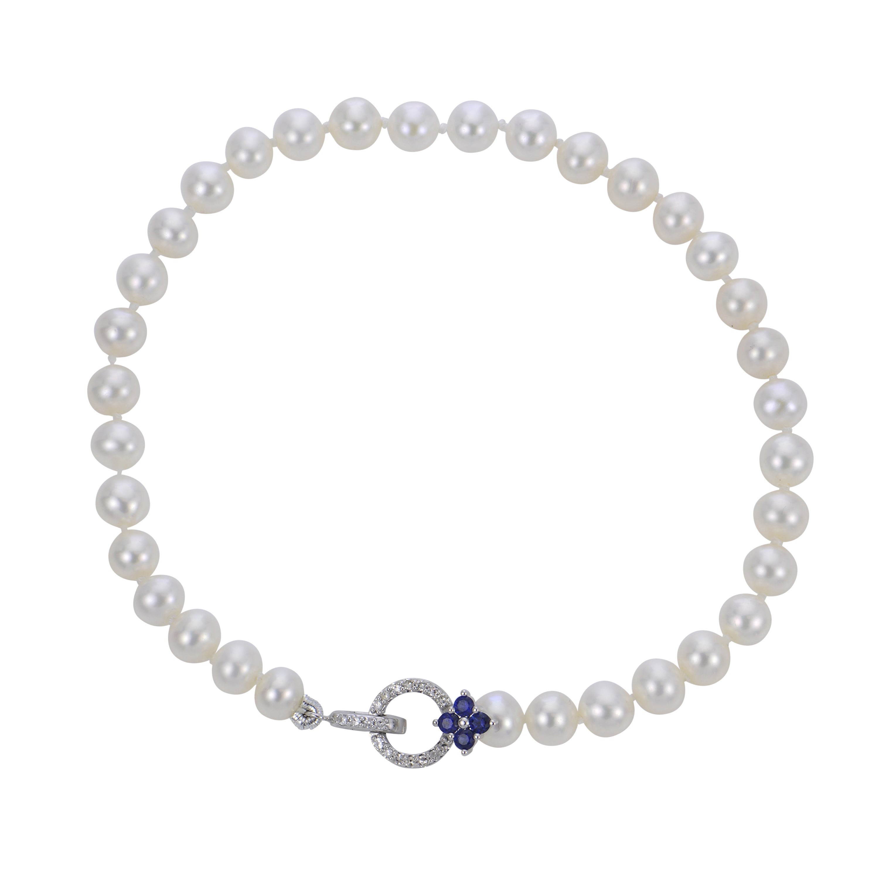 Parkplace Pearls 14KT White Gold Freshwater Pearl Bracelet 932310/FWAA