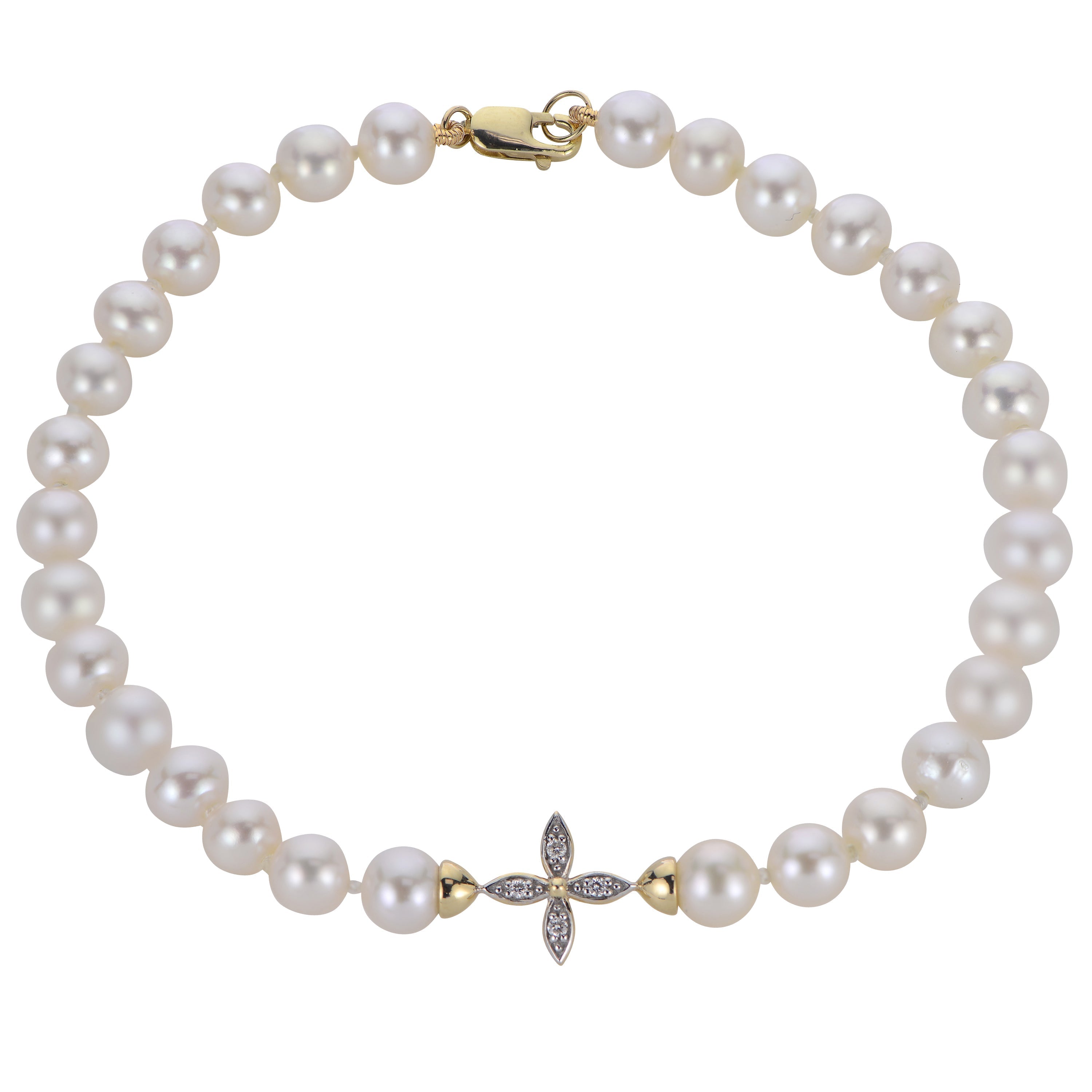 Parkplace Pearls 14KT Yellow Gold Freshwater Pearl Bracelet 933225/FWAA