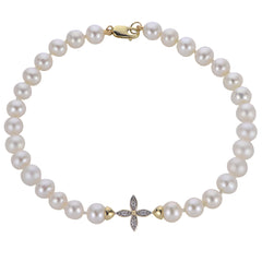 Parkplace Pearls 14KT Yellow Gold Freshwater Pearl Bracelet 933225/FWAA