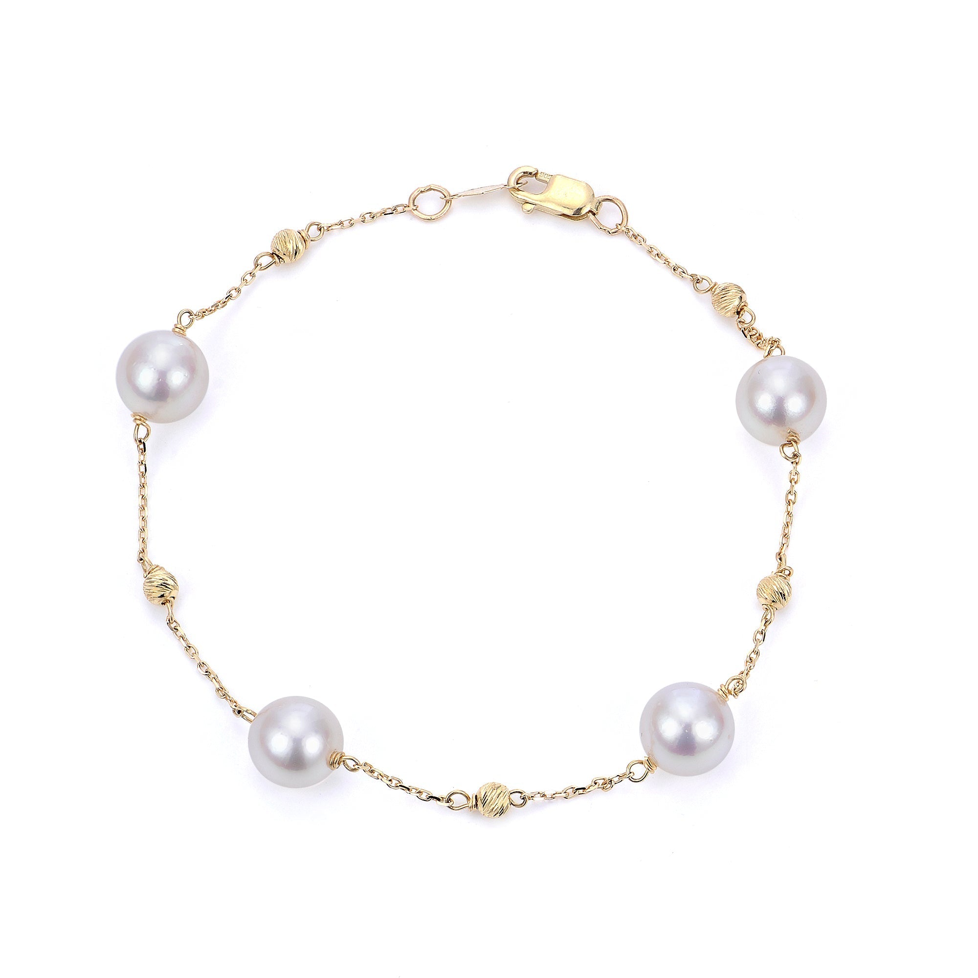 Parkplace Pearls 14KT Yellow Gold Akoya Pearl Bracelet 933501/A