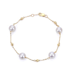 Parkplace Pearls 14KT Yellow Gold Akoya Pearl Bracelet 933501/A