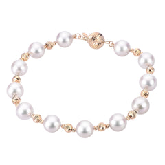 Parkplace Pearls 14KT Yellow Gold Akoya Pearl Bracelet 934081/A