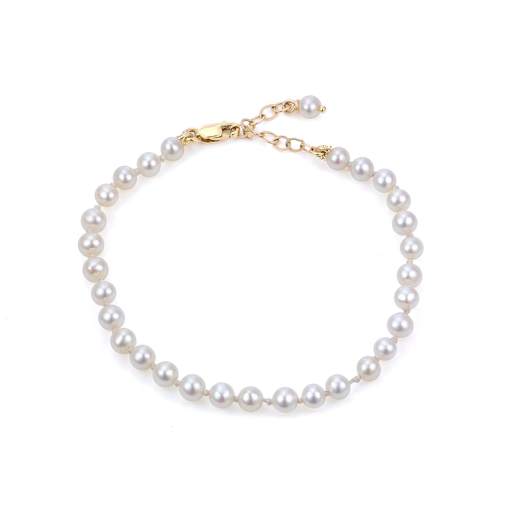 Parkplace Pearls Children's 14KT Yellow Gold Freshwater Pearl Bracelet 935031/FWAA