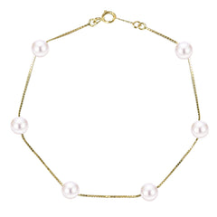 Parkplace Pearls 14KT Yellow Gold Freshwater Bracelet 935257