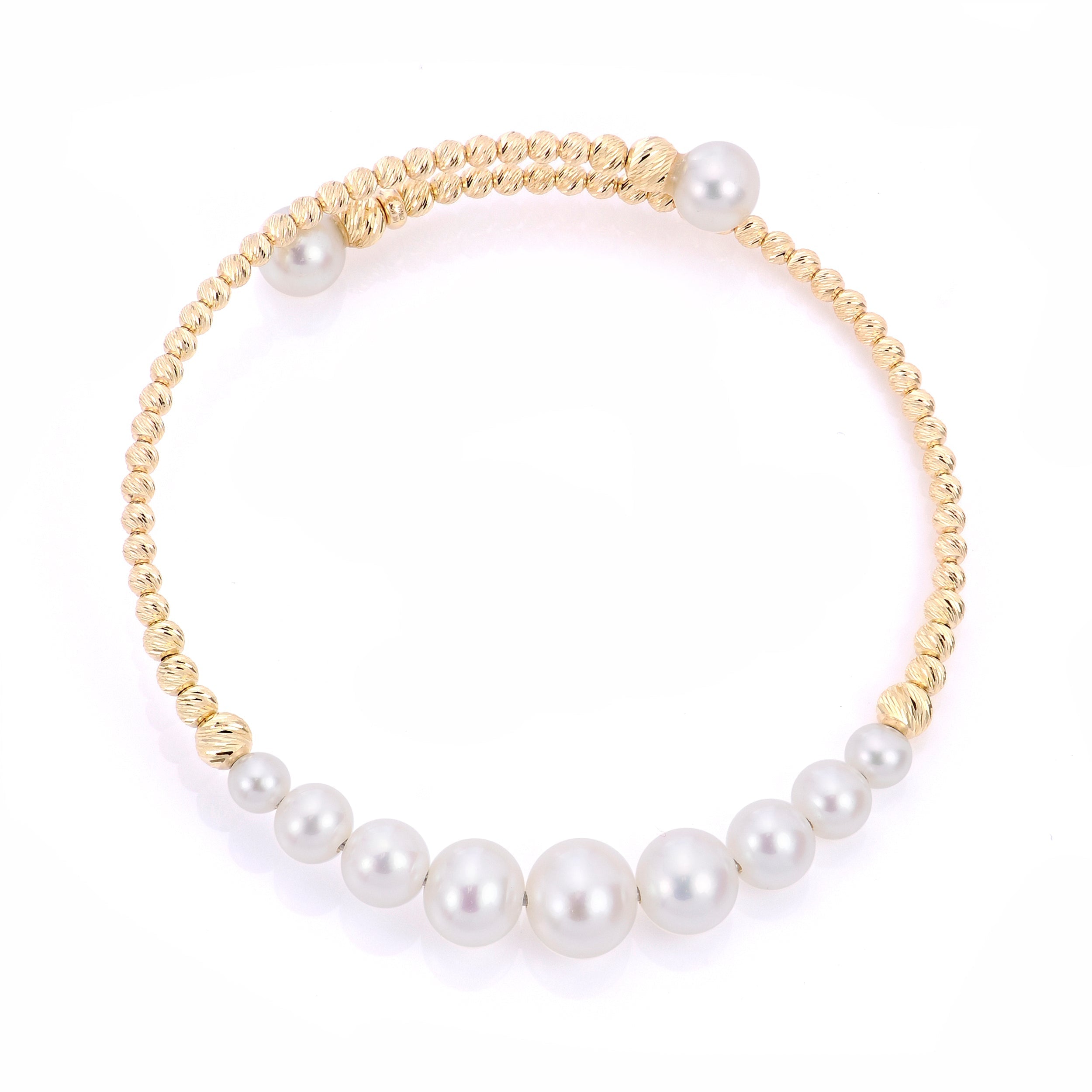 Parkplace Pearls 14KT Yellow Gold Freshwater Pearl Bracelet 936990/FW