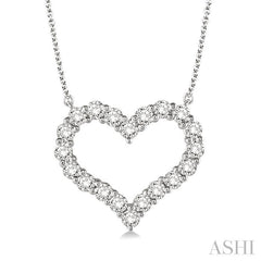 ASHI Heart Shape Diamond Pendant 93763PPFHNKWG