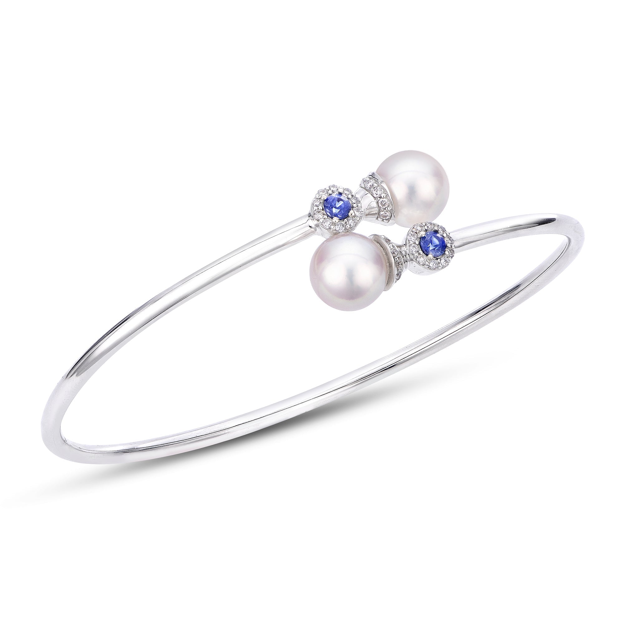 Parkplace Pearls 14KT White Gold Akoya Pearl Bracelet 939277/AA