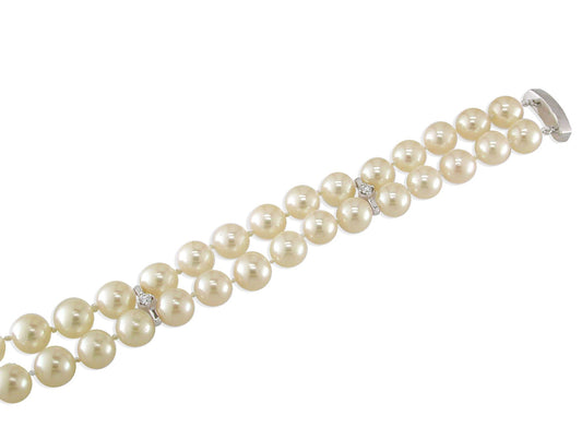 Parkplace Pearls 18KT Yellow Gold Akoya Pearl Bracelet 939289/GLD-BN