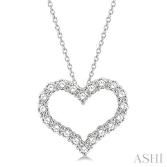 ASHI Heart Shape Diamond Fashion Pendant 94050PPFHPDWG-2.00