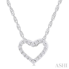 ASHI Heart Shape Diamond Fashion Pendant 94059PPTSPDWG