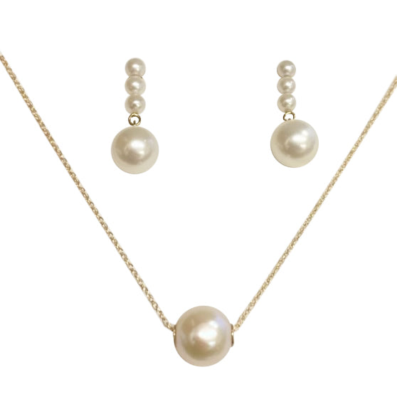 Parkplace Pearls 14KT Yellow Gold Freshwater Pearl Set 942250/FW-BXD