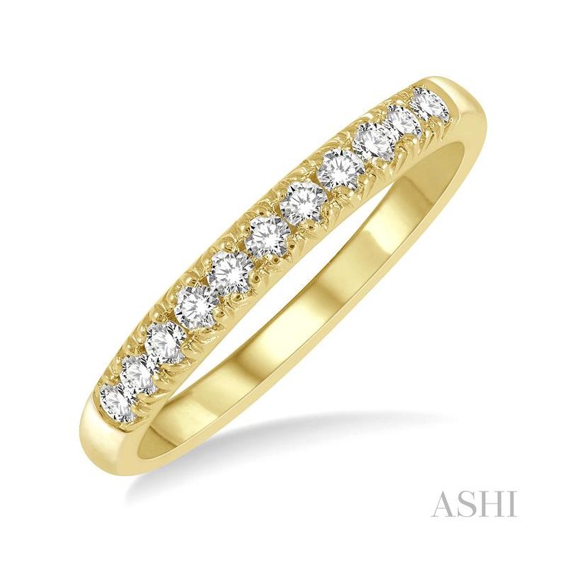 ASHI 11 Stone Diamond Wedding Band 33306PPFGYG