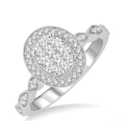 Parkplace Jewelers Oval Shape Halo Lovebright Diamond Engagement Ring 159F3PPFGWG