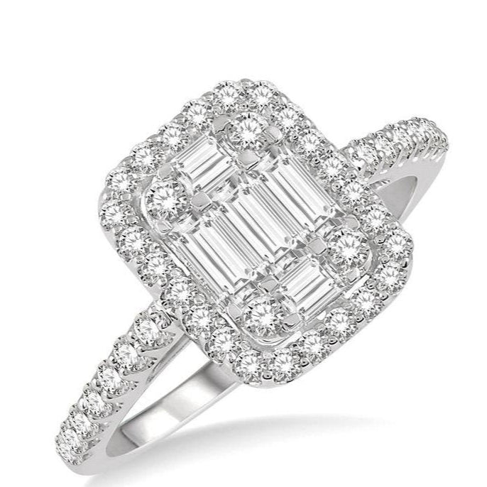 Parkplace Jewelers Halo Fusion Diamond Engagement Ring 295F2PPFVWG