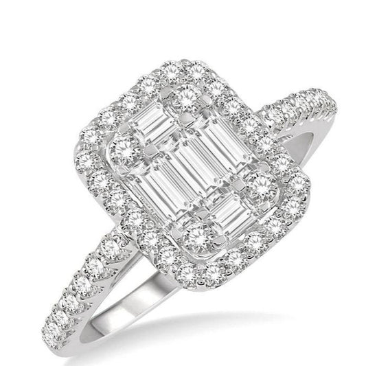 Parkplace Jewelers Halo Fusion Diamond Engagement Ring 295F2PPFVWG