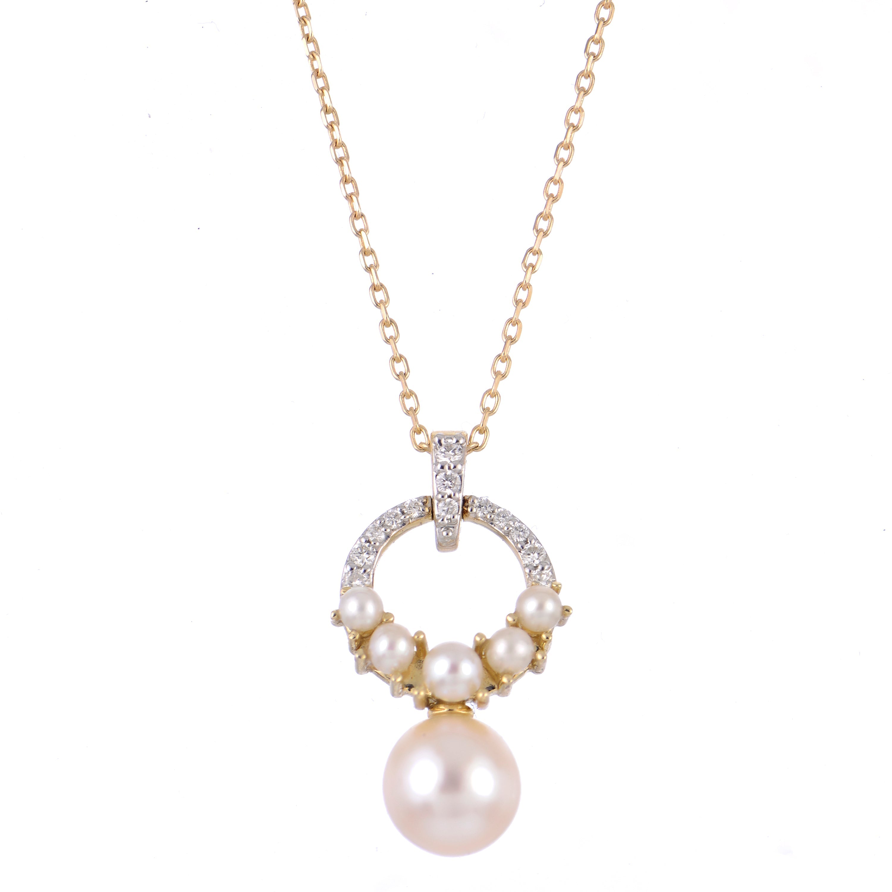 Parkplace Pearls 14KT Yellow Gold Freshwater Pearl Necklace 961073/FWAA