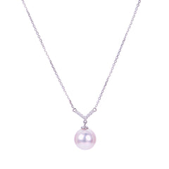 Parkplace Pearls 14KT White Gold Akoya Pearl Necklace 961111/AAWH