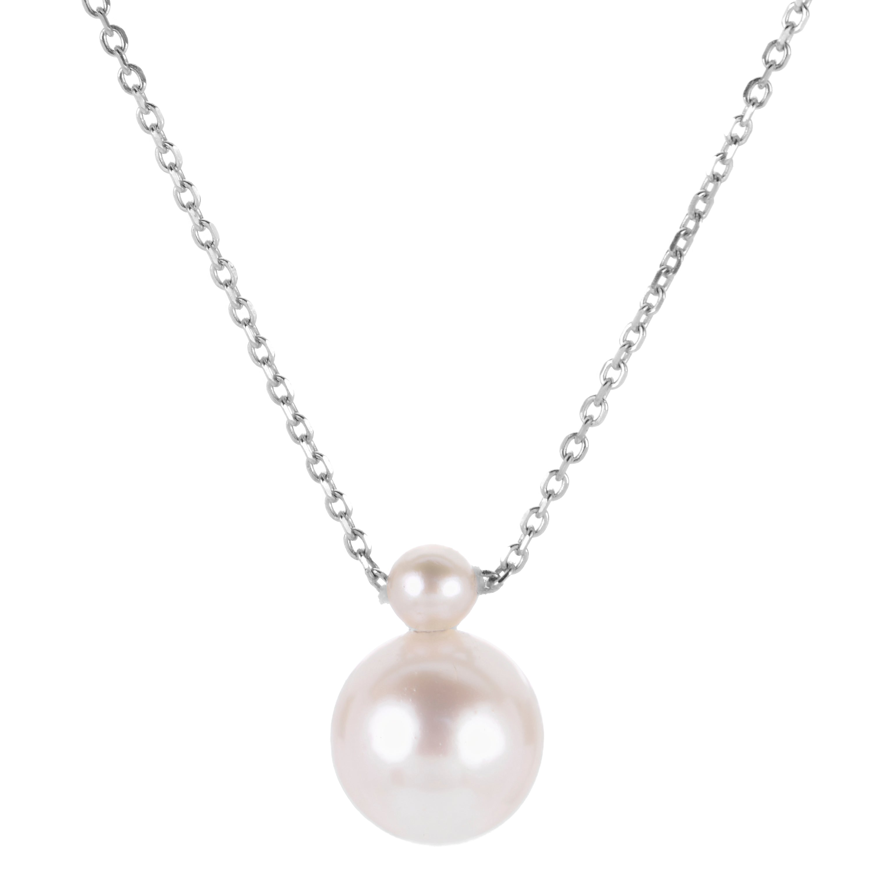 Parkplace Pearls 14KT White Gold Freshwater Pearl Necklace 961169/FWWHAA
