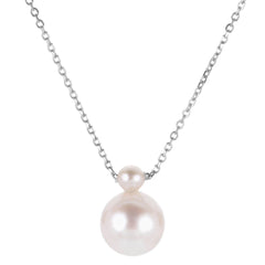 Parkplace Pearls 14KT White Gold Freshwater Pearl Necklace 961169/FWWHAA