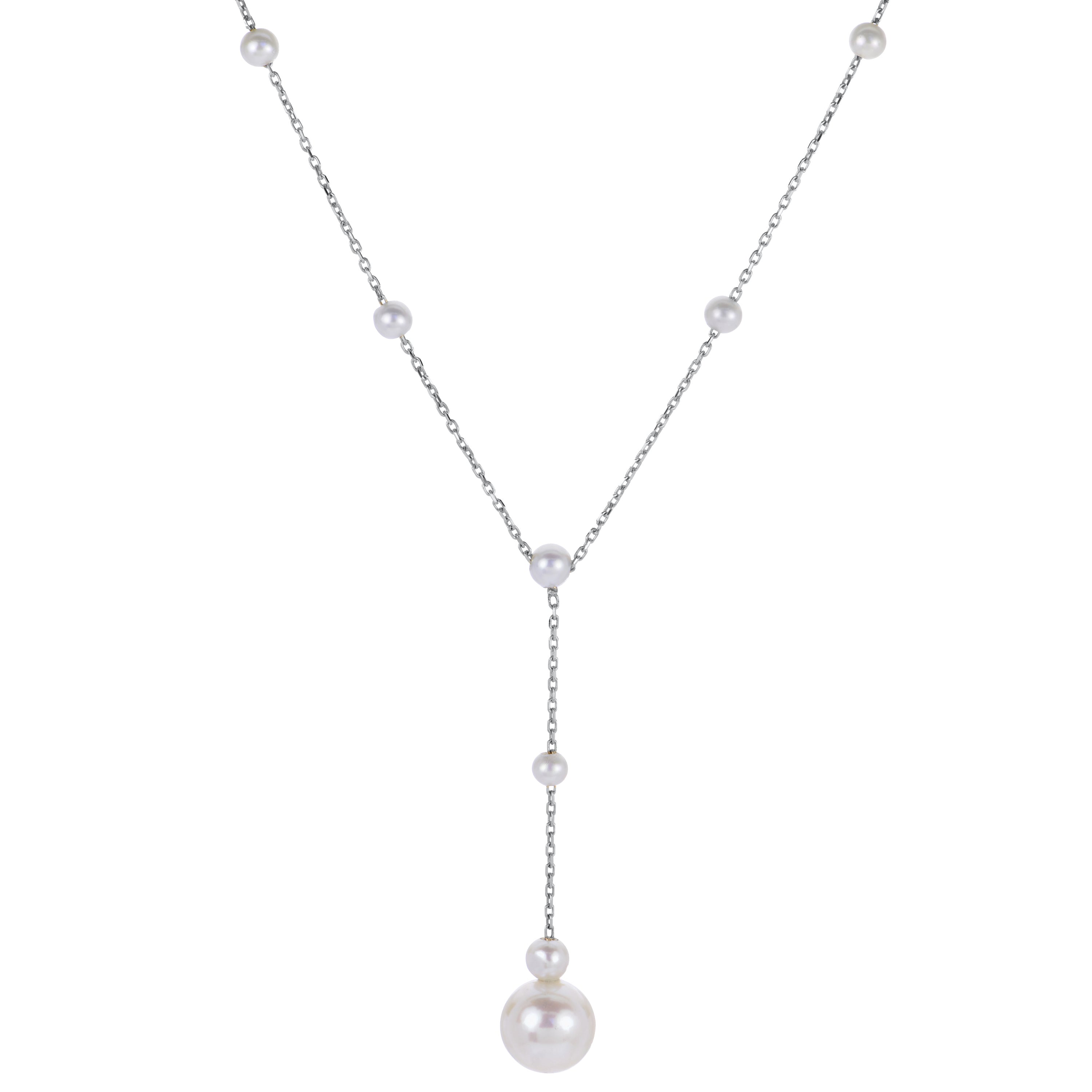 Parkplace Pearls 14KT White Gold Freshwater Pearl Necklace 961187/FWWHAA